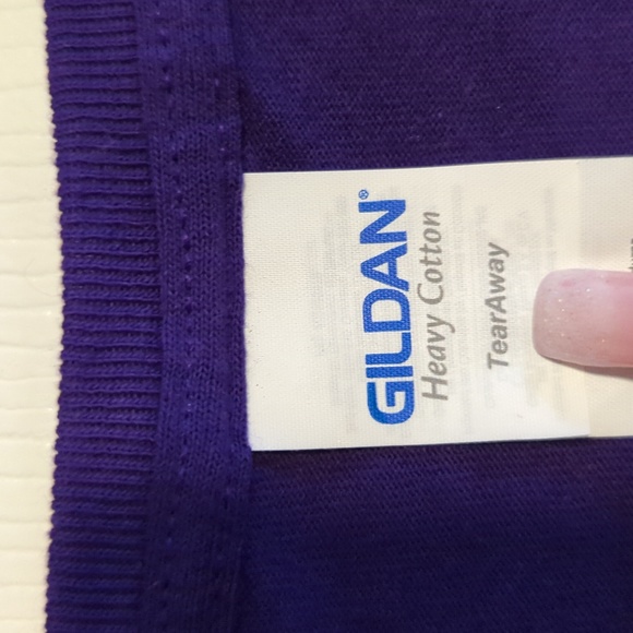 NWOT Screen printed Jeep short sleeve Gildan purple t-shirt - Picture 3 of 5